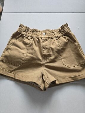 And Now This Paper Bag Shorts In Tan Size 31